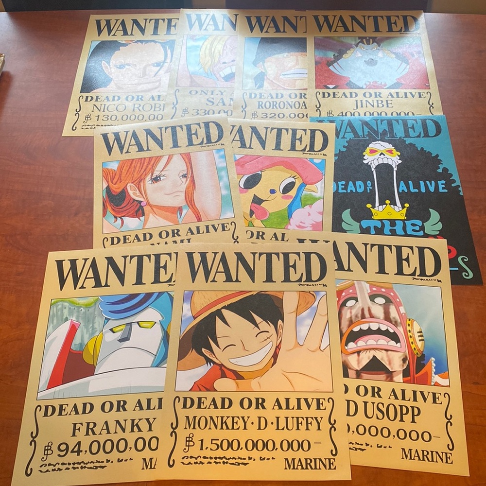 Lot of 10 One Piece Anime Posters